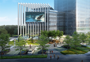 东莞信息大厦环境景观工程